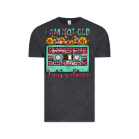 Vintage Black i am not old i am a classic sunflower floral casse Vintage Tee - FaDigitalArtStudio