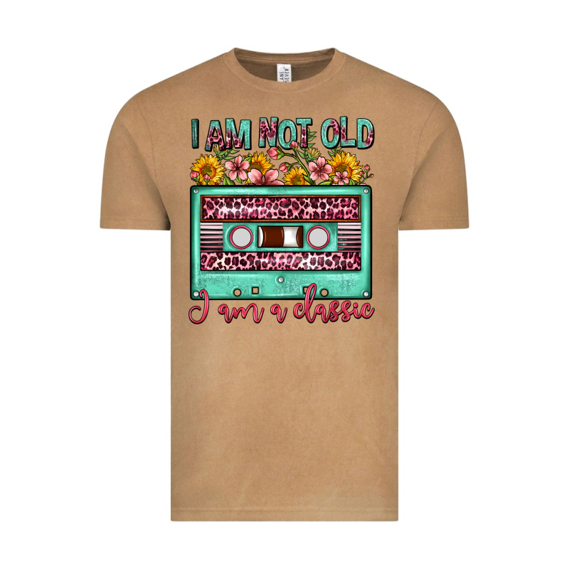 I Am Not Old I Am A Classic Sunflower Floral Casse Vintage Tee by FaDigitalArtStudio | Teevron