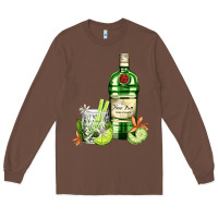 Chestnut gin tonic bottle and cocktail Long Sleeve Tee - AdoDesignShop