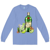 Colony Blue gin tonic bottle and cocktail Long Sleeve Tee - AdoDesignShop
