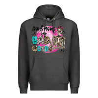 Charcoal Heather good moms say bad words Premium Hoodie - Artiststas