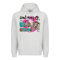 Dove Grey good moms say bad words Premium Hoodie - Artiststas