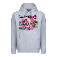 Heather Grey good moms say bad words Premium Hoodie - Artiststas