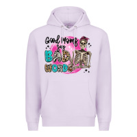 Lilac good moms say bad words Premium Hoodie - Artiststas