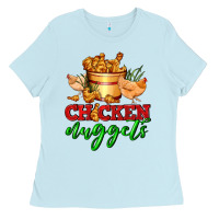 Chicken Nuggets Ladies Tee | Teevron