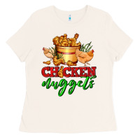 Bone chicken nuggets Ladies Tee - AdoDesignShop