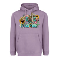 Lavender created with a purpose Heavyweight Hoodie - NancyCooperArtShop