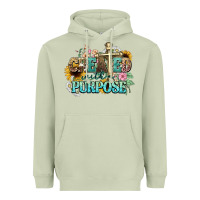 Matcha created with a purpose Heavyweight Hoodie - NancyCooperArtShop