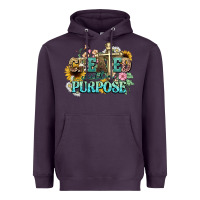 Plum created with a purpose Heavyweight Hoodie - NancyCooperArtShop