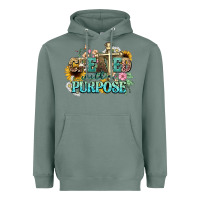 Sage created with a purpose Heavyweight Hoodie - NancyCooperArtShop