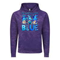 Cloud Purple in april we wear blue autism gnomes Vintage Hoodie - Zillion Design Studio
