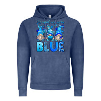 Vintage Denim in april we wear blue autism gnomes Vintage Hoodie - Zillion Design Studio