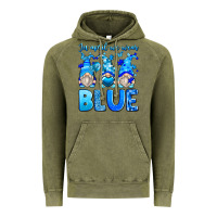 Vintage Olive in april we wear blue autism gnomes Vintage Hoodie - Zillion Design Studio