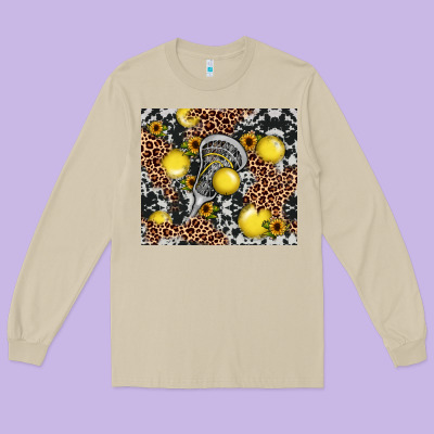 Lacrosse Long Sleeve Tee Designed By Jahusdesignshop
