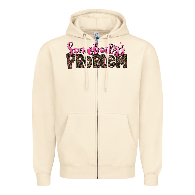 Western Somebody's Problem Zipper Hoodie by LillyAllenDesigns | Teevron