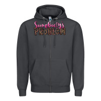 Smoke Western Somebody's Problem Zipper Hoodie - LillyAllenDesigns