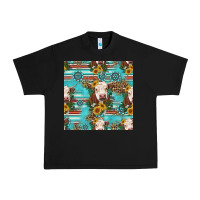 Black charolais cow seamless pattern Urban Heavy Tee - HRA Design Shop