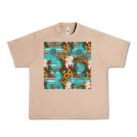 Burro charolais cow seamless pattern Urban Heavy Tee - HRA Design Shop