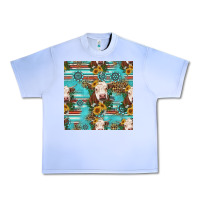 Grape Ice charolais cow seamless pattern Urban Heavy Tee - HRA Design Shop