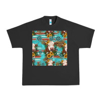 Pigment Black charolais cow seamless pattern Urban Heavy Tee - HRA Design Shop