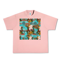 Salmon charolais cow seamless pattern Urban Heavy Tee - HRA Design Shop
