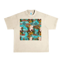 Sandshell charolais cow seamless pattern Urban Heavy Tee - HRA Design Shop