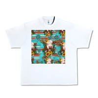 White charolais cow seamless pattern Urban Heavy Tee - HRA Design Shop
