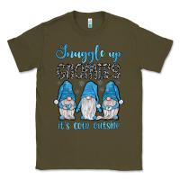 Army Green snuggle up gnomies it's cold outside Classic Tee - JahusDesignShop