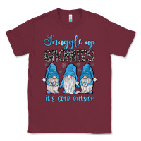 Burgundy snuggle up gnomies it's cold outside Classic Tee - JahusDesignShop