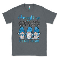 Charcoal Heather snuggle up gnomies it's cold outside Classic Tee - JahusDesignShop
