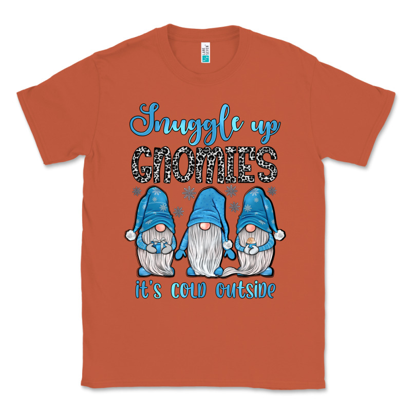 Snuggle Up Gnomies It's Cold Outside Classic Tee by JahusDesignShop | Teevron