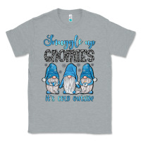 Heather Grey snuggle up gnomies it's cold outside Classic Tee - JahusDesignShop