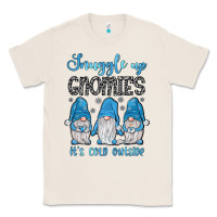 Natural snuggle up gnomies it's cold outside Classic Tee - JahusDesignShop