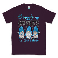 Plum snuggle up gnomies it's cold outside Classic Tee - JahusDesignShop