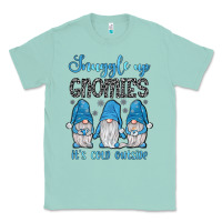 Seafoam snuggle up gnomies it's cold outside Classic Tee - JahusDesignShop