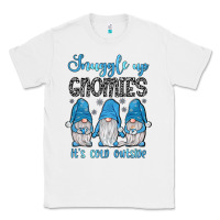 White snuggle up gnomies it's cold outside Classic Tee - JahusDesignShop
