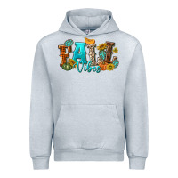 Heather Grey Fall Vibes Urban Hoodie - texasbilliewilder