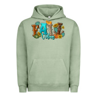 Pigment Oil Green Fall Vibes Urban Hoodie - texasbilliewilder