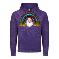 Cloud Purple santa rainbow Vintage Hoodie - JahusDesignShop