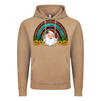 Vintage Coffee santa rainbow Vintage Hoodie - JahusDesignShop