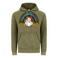 Vintage Olive santa rainbow Vintage Hoodie - JahusDesignShop