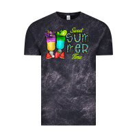 Cloud Black sweet summer time3 Vintage Tee - CowhideDigitalArt