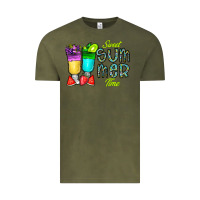 Vintage Olive sweet summer time3 Vintage Tee - CowhideDigitalArt