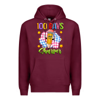 Burgundy 100 days sharper Premium Hoodie - Artiststas