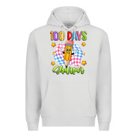 Dove Grey 100 days sharper Premium Hoodie - Artiststas