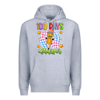 Heather Grey 100 days sharper Premium Hoodie - Artiststas