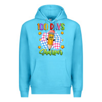 Ocean Blue 100 days sharper Premium Hoodie - Artiststas