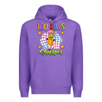 Purple 100 days sharper Premium Hoodie - Artiststas