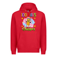 Red 100 days sharper Premium Hoodie - Artiststas