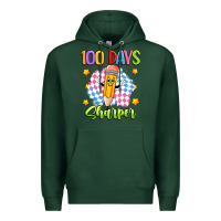 Sports Green 100 days sharper Premium Hoodie - Artiststas